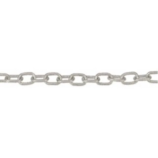 RS PRO Zinc Plated Steel Chain 10 m Length 21 mm Link Diameter, Load Capacity 135 kg 752-470