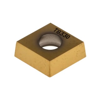 Pramet Tungsten Carbide-Cobalt Lathe Part with PVD Coating, 3.97 mm Height, 95° Approach Angle, 9.7 CCMT 09T304E-FF2:T8430
