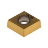 Pramet Tungsten Carbide-Cobalt Lathe Part with PVD Coating, 3.97 mm Height, 95° Approach Angle, 9.7 CCMT 09T304E-FF2:T8430