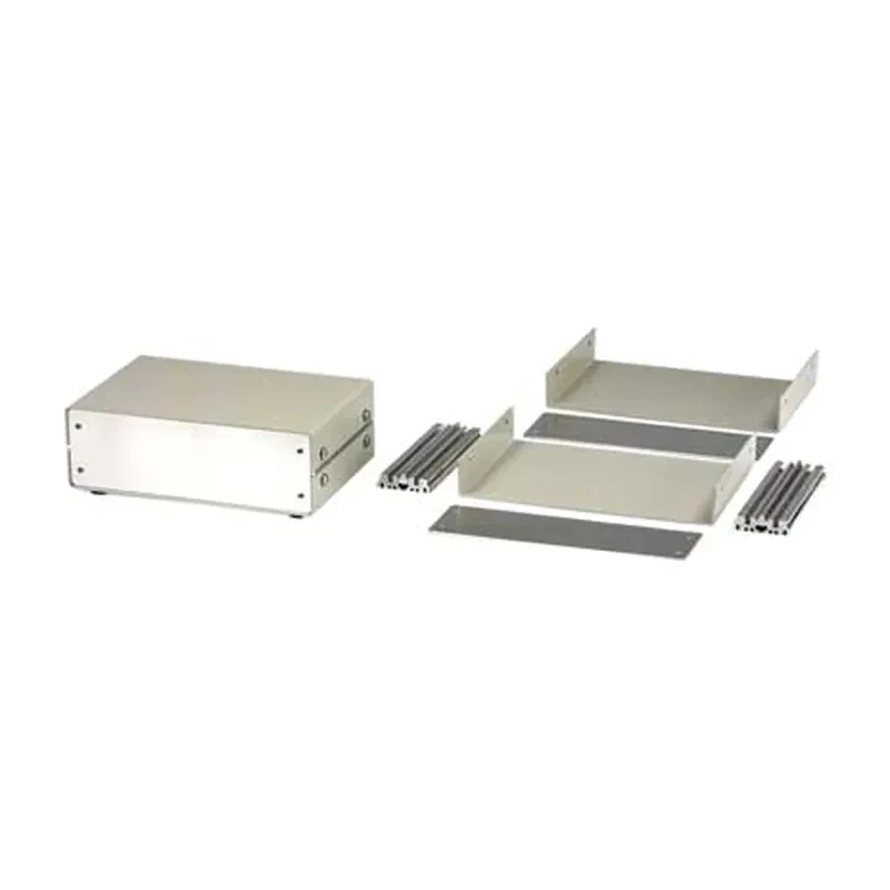 Hammond Grey Aluminium Instrument Case 99 mm x 254 mm x 185 mm 1402H