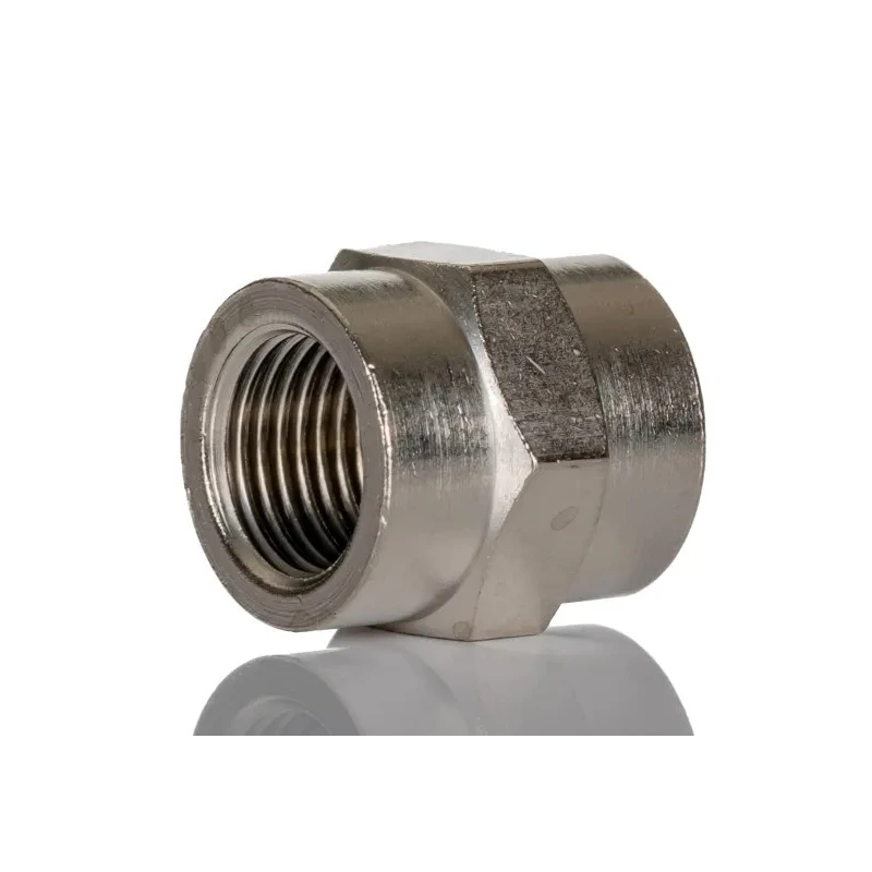 SMC Pneumatic Fitting 25 Series Threaded Connection Size R 1/4 in 2500-1/4