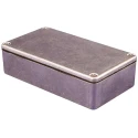 Hammond 1550 Series Natural Lid Die Cast Aluminium Enclosure IP66 IK08 26x60x55mm 1550WQ