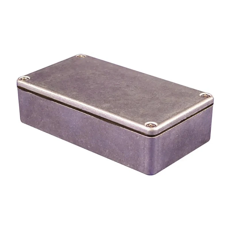 Hammond 1550 Series Natural Lid Die Cast Aluminium Enclosure IP66 IK08 26x60x55mm 1550WQ