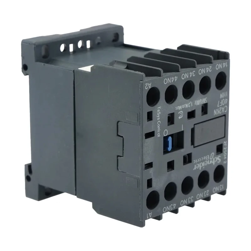 Schneider Electric TeSyS CA 4-Pole Contactor, 110V AC Coil Voltage, 10A Current, 4 NO Contacts CA2KN40F7