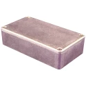 Hammond 1550 Series Natural Lid Die Cast Aluminium Enclosure IP54 IK08 67 mm x 275 mm x 175 mm 1550J