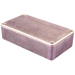 Hammond 1550 Series Natural Lid Die Cast Aluminium Enclosure IP54 IK08 67 mm x 275 mm x 175 mm 1550J