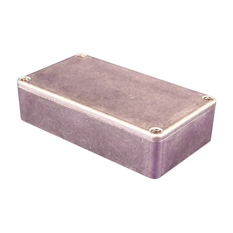 Hammond 1550 Series Natural Lid Die Cast Aluminium Enclosure IP54 IK08 67 mm x 275 mm x 175 mm 1550J