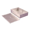 Hammond 1550 Series Natural Lid Die Cast Aluminium Enclosure IP54 IK08 67 mm x 275 mm x 175 mm 1550J