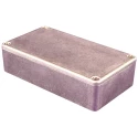 Hammond 1550 Series Natural Lid Die Cast Aluminium Enclosure IP54 IK08 31mm x 120mm x 100mm 1550M