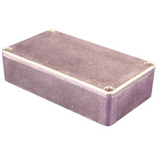 Hammond 1550 Series Natural Lid Die Cast Aluminium Enclosure IP54 IK08 31mm x 120mm x 100mm 1550M