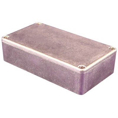 Hammond 1550 Series Natural Lid Die Cast Aluminium Enclosure IP54 IK08 31mm x 120mm x 100mm 1550M