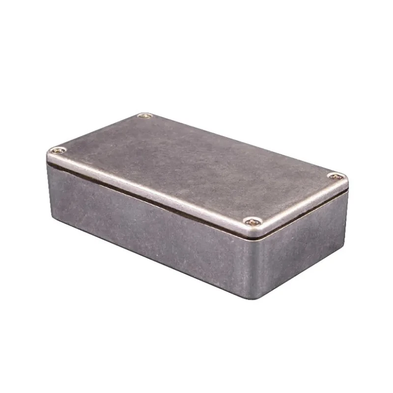 Hammond 1550 Series Natural Lid Die Cast Aluminium Enclosure IP54 IK08 31mm x 120mm x 100mm 1550M