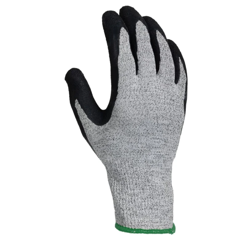 RS PRO Black Crinkle Latex Cut Resistant Work Gloves Size 8 2 Gloves CE EN 420 2003 869-1610