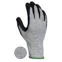 RS PRO Black Crinkle Latex Cut Resistant Work Gloves Size 8 2 Gloves CE EN 420 2003 869-1610