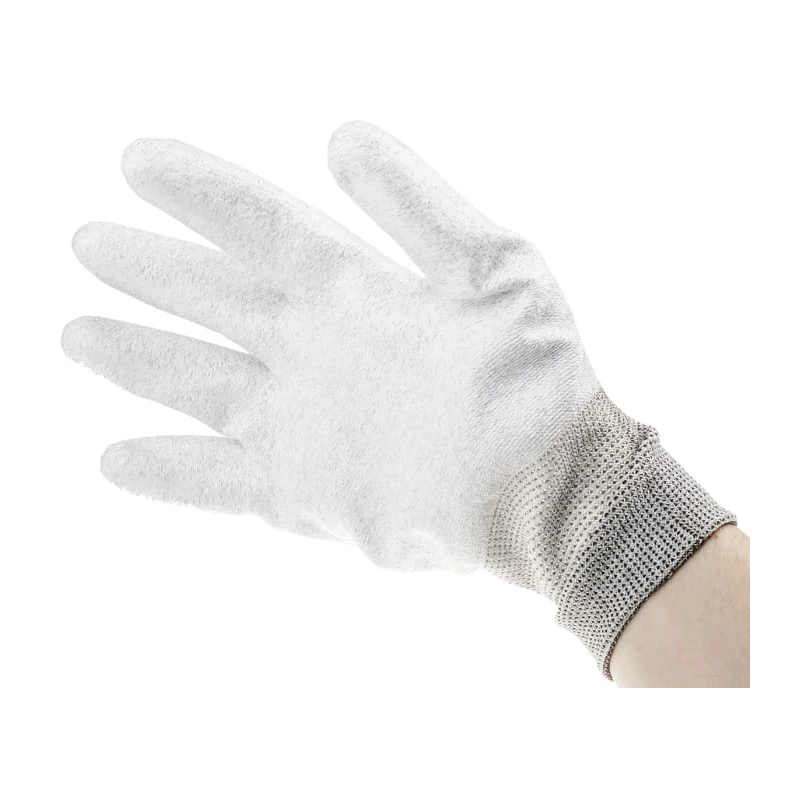 RS PRO Nylon Anti-Static Gloves Size 9, Polyurethane Coated, Reusable, 20 Gloves, Compliance: ESD, CE, EN 1149-1 869-1660