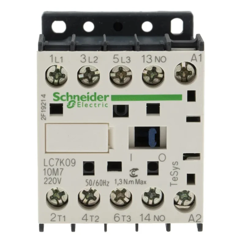 Schneider Electric TeSys K Miniature Contactor, 230V AC Coil, 3-Pole, 9A, 4 kW Power Rating LC7K0910M7