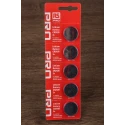 RS PRO Lithium Manganese Dioxide CR2430 Button Battery 3 V 24.5 mm Diameter 5 Pack CR2430