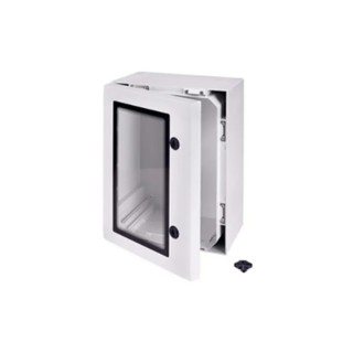 Fibox ARCA Series Polycarbonate Wall Box, IP66 Transparent Door, 400 mm x 300 mm x 150 mm 