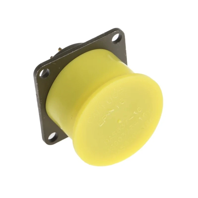 Amphenol Socapex MIL Spec Circular Connector Panel Mount 19 Contacts Female 1kV AC Aluminium Green PT02A-14-19S