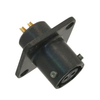 Amphenol Socapex MIL Spec Circular Connector Copper Alloy Straight 2 Way Panel Mount 1kV AC 125°C PT02A-8-2S