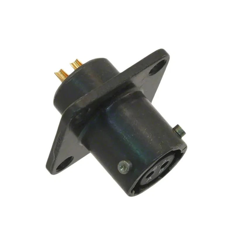 Amphenol Socapex MIL Spec Circular Connector Copper Alloy Straight 2 Way Panel Mount 1kV AC 125°C PT02A-8-2S