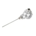 RS PRO RTD Sensor 6 mm Diameter, 150 mm Length, 3 Wire, Class B Accuracy, Stainless Steel Probe, KNE Terminal Head PT100