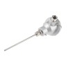 RS PRO RTD Sensor 6 mm Diameter, 150 mm Length, 3 Wire, Class B Accuracy, Stainless Steel Probe, KNE Terminal Head PT100