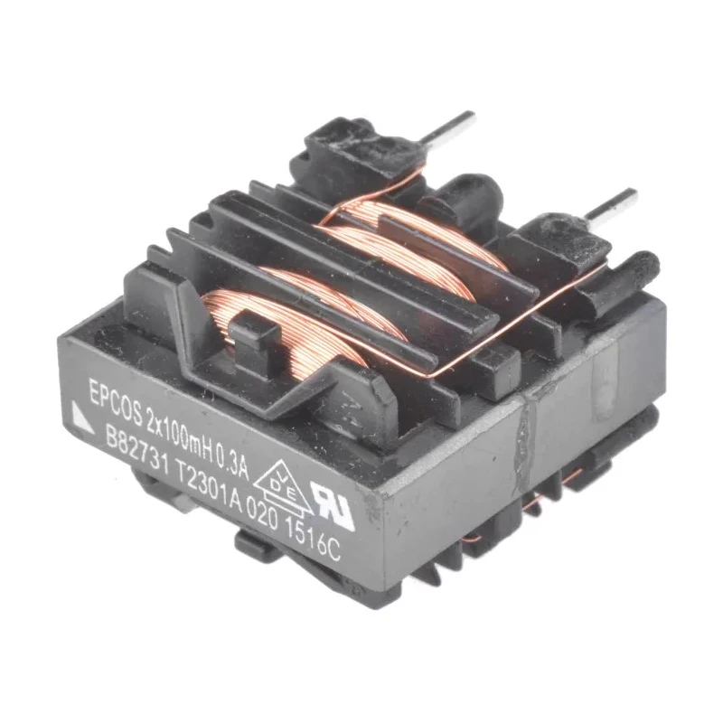 TDK 100 mH Ferrite Power Line Choke Radial Mount 300mA DC Current 6.6Ω DC Resistance 250V AC B82731T2301A020
