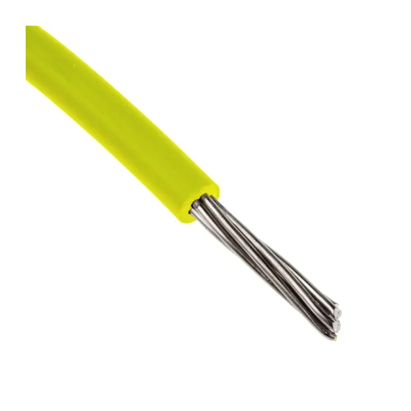 RS PRO Yellow 0.2 mm² Hook Up Wire, 24 AWG, 11/0.16 mm Core Strands, 100 m Length, Modified Polyphenylene Ether 872-4518
