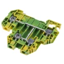 RS PRO Earth Terminal Block Yellow Green 0.2mm² to 6 mm² 2-Level Screw Termination 872-4805
