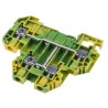 RS PRO Earth Terminal Block Yellow Green 0.2mm² to 6 mm² 2-Level Screw Termination 872-4805