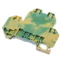 RS PRO Earth Terminal Block Yellow Green 0.2mm² to 6 mm² 2-Level Screw Termination 872-4805