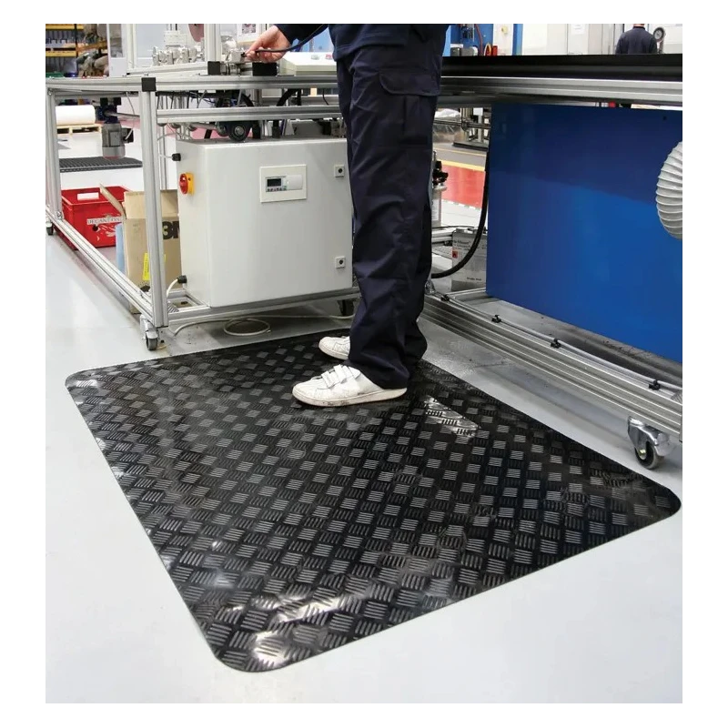Coba Europe Styrene Butadiene Rubber Nitrile Butadiene Rubber Anti-Fatigue Mat 600mm x 1m x 10mm SN010004