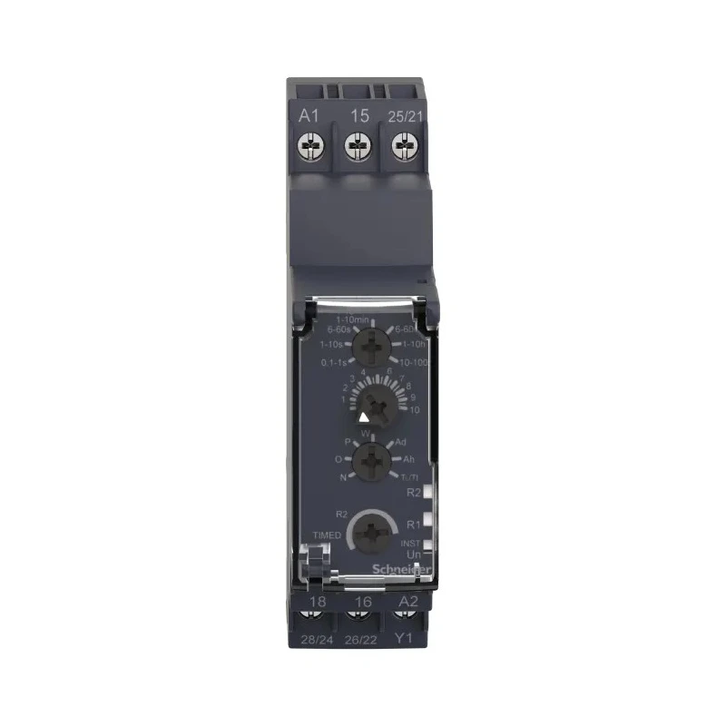Schneider Electric Harmony Time Series Multifunction DIN Rail Timer Relay, 4-Contact, 24 to 240 V dc/ac, 0.1 s to RE22R2MXMU