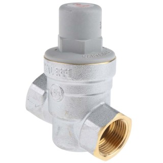 RS PRO Chrome Plated Brass Pressure Reducing Valve Screw 3/4 in Female 1-6 bar Italy 761-351