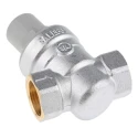 RS PRO Chrome Plated Brass Pressure Reducing Valve Screw 3/4 in Female 1-6 bar Italy 761-351