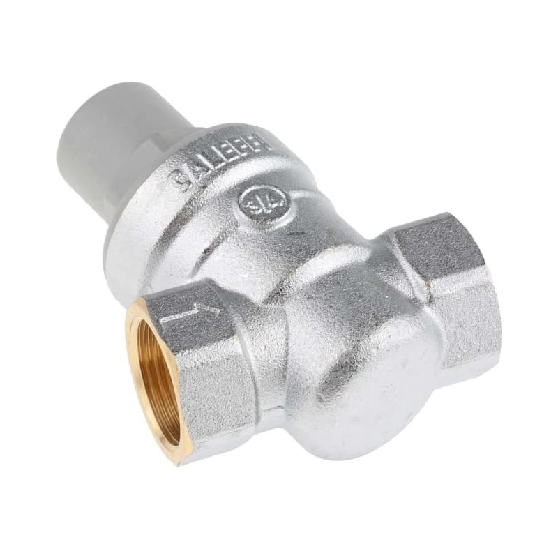 RS PRO Chrome Plated Brass Pressure Reducing Valve Screw 3/4 in Female 1-6 bar Italy 761-351