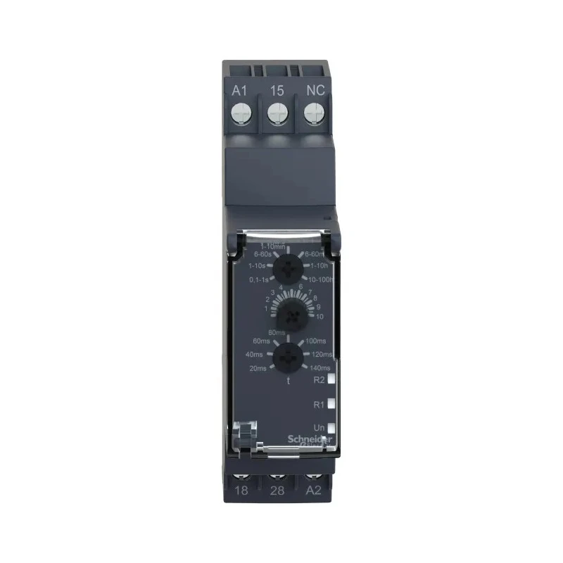Schneider Electric Harmony Time Series DIN Rail Timer Relay 2-Contact 24 V DC 24 V AC 240 V AC 0.1 s to 100 h RE22R1QMU