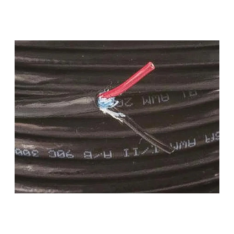 Alpha Wire Xtra-Guard 2 Performance Control Cable, 2 Cores, 0.23mm² 24 AWG, Unscreened, 30 m, Black Polyvinyl 25012 BK005