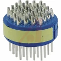 Amphenol Industrial Male Connector Insert Size 28 37 Way for Use with 97 Series Standard Cylindrical Connectors 97-28-21P