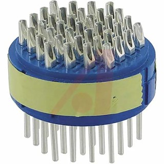 Amphenol Industrial Male Connector Insert Size 28 37 Way for Use with 97 Series Standard Cylindrical Connectors 97-28-21P