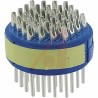 Amphenol Industrial Male Connector Insert Size 28 37 Way for Use with 97 Series Standard Cylindrical Connectors 97-28-21P