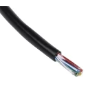 Alpha Wire Xtra-Guard 2 Performance Control Cable 4 Cores 0.56mm² 20 AWG Unscreened 30m Black Polyvinyl 25054 BK005
