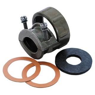 Amphenol Industrial 97 Size 18 Straight Cable Clamp Strain Relief for Wires Protected by Tubing, Jacketed 97-3057-10