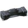 Hirose DF50 Series Right Angle Surface PCB Header 16 Contacts 1 mm Pitch 1 Row Shrouded DF50