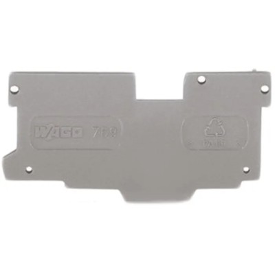 WAGO End & Intermediate Plate Accessory for Use with X-COM System 769 Series 769-307