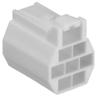 Hirose DF62 Female Connector Housing 2.2 mm Pitch 7 Way 3 Row Straight DF62