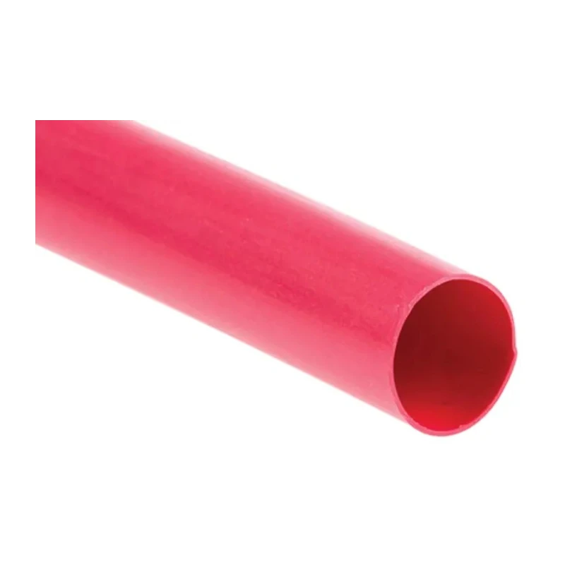 TE Connectivity Heat Shrink Tubing Red 25.4 mm Sleeve Diameter x 60 m Length 2:1 Shrink Ratio CGPT-25.4/12.7-2-FSP