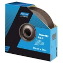 Norton Aluminium Oxide Abrasive Paper Cloth Roll 25m Length 50mm Width P60 Grit Medium Grade 63642531825
