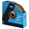 Norton Aluminium Oxide Abrasive Paper Cloth Roll 25m Length 50mm Width P60 Grit Medium Grade 63642531825